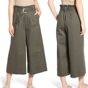 Paperbag Waist Wide Leg Crop Pants. Brand: Know One Cares. Size: 4. Nordstrom.